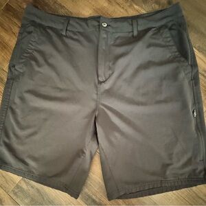 Gerry Shorts Mens 40 Black Chino Bermuda Lightweight  Casual Big & Tall